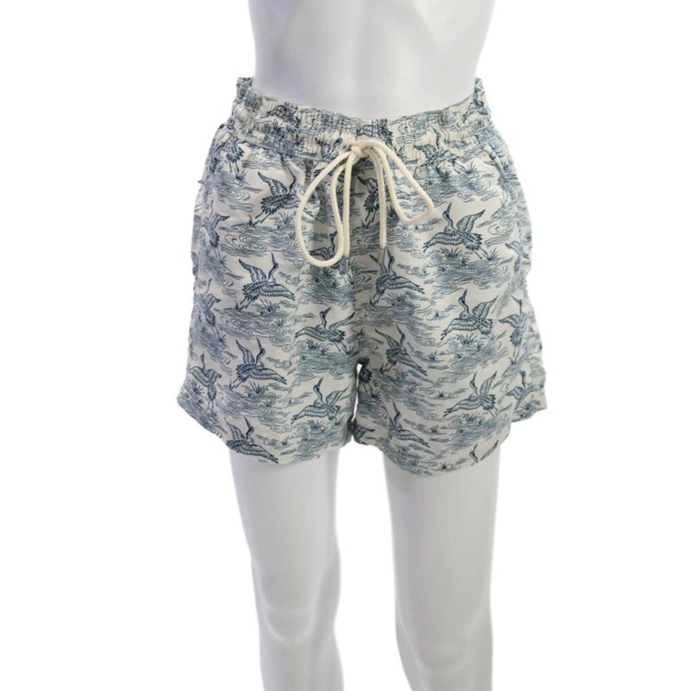 Atalaye Mens Multicolor Animal Print Birds Shorts Size M